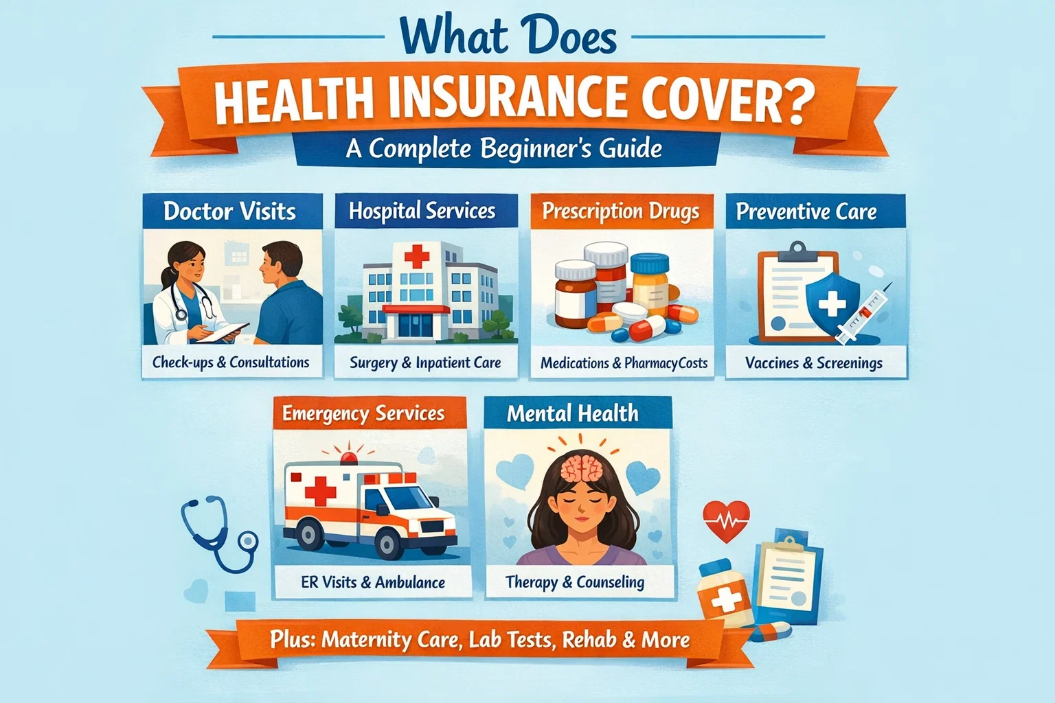What Does Health Insurance Cover? A Complete Beginner’s Guide Thumbnail